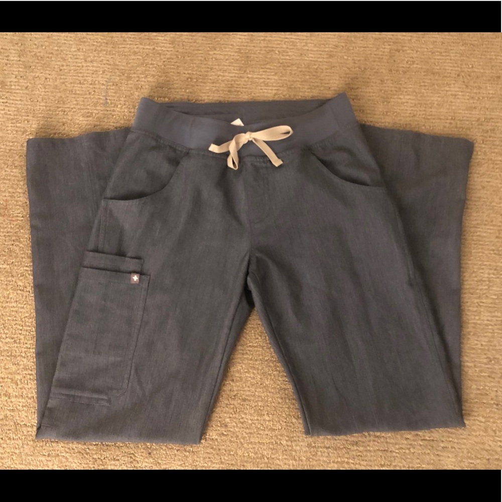 Figs Grey Scrub Pants